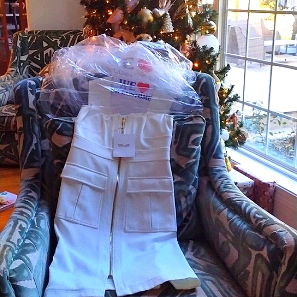 Diane Von Furstenberg Sophisticated Classic Stretchy White Gold 🎁 NWT $548 - Picture 4 of 10